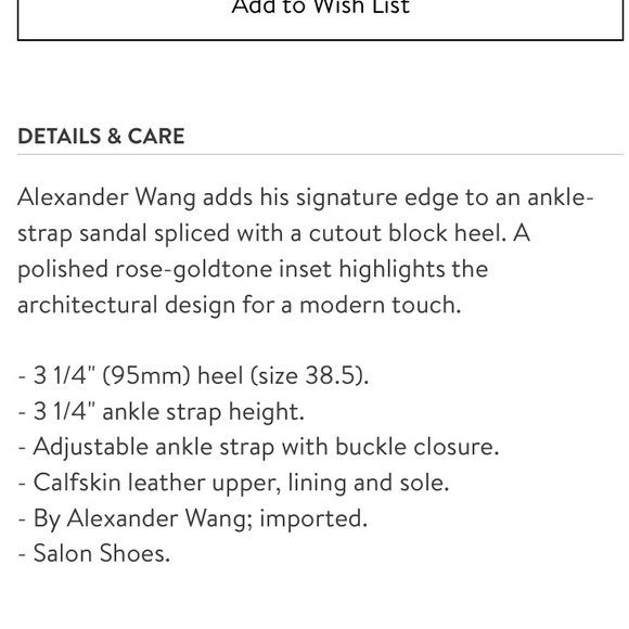 Alexander Wang Abby block heel sandal - Picture 3 of 8